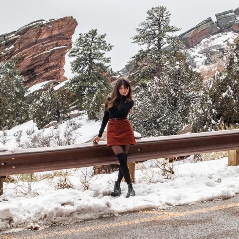 Corduroy skirt